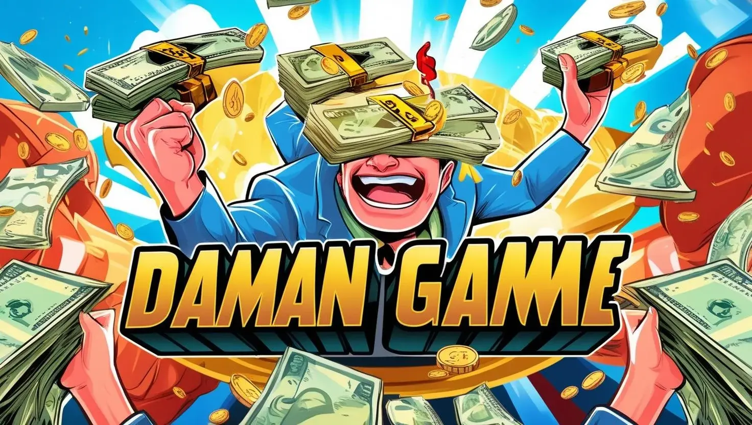 A screenshot showing a sample Daman Game agent's dashboard with impressive earnings.