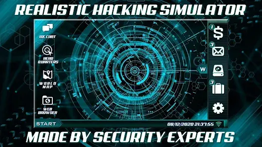 Illustration showing the concept of hacking tricks for Daman Game, with warning symbols.